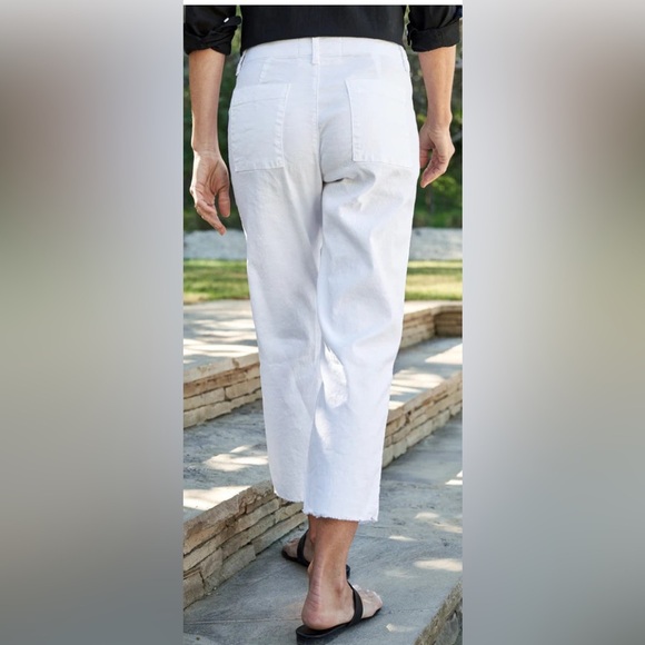 Frank & Eileen Kinsale Linen White Size 8 - Picture 4 of 11